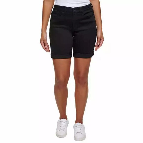 DKNY Jeans Ladies' Bermuda Short Cuffed Hem‎ - Picture 1 of 5
